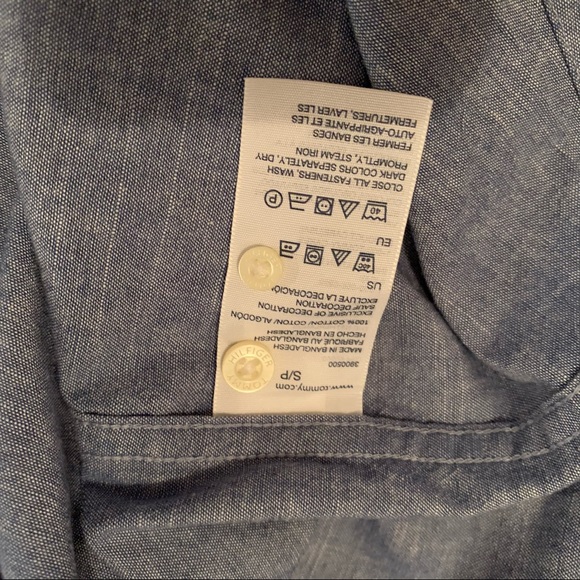 Men’s Tommy Hilfiger Button Down Short Sleeve Shirt - Picture 9 of 9